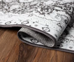 My Magic Carpet Parviz Gray Washable Area Rug -Home Decor Store 810537771 4