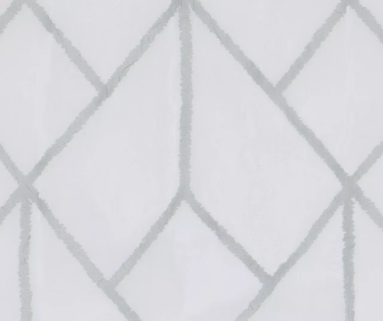 Finch Gray Geometric Crushed Voile Sheer Curtain Panel, (84") 3 Finch Gray Geometric Crushed Voile Sheer Curtain Panel, (84") - Image 3