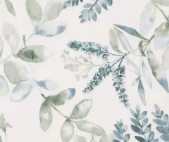 Hattie Spa Blue Floral Crushed Voile Sheer Curtain Panel, (84") 5 Hattie Spa Blue Floral Crushed Voile Sheer Curtain Panel, (84") -Home Decor Store 810538063 2