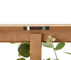 Brown & Green Wreath On Window Pane Wall Décor -Home Decor Store 810538434 3