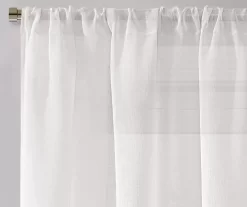 Real Living Bayview Textured Rod Pocket Sheer Curtain Panel -Home Decor Store 810541525 3