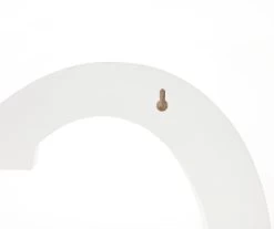 Monogram Gray Wash Tabletop Letter Plaque -Home Decor Store 810544005 2