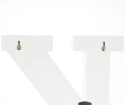 Monogram Gray Wash Tabletop Letter Plaque -Home Decor Store 810544007 2