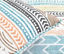 Hygge Geometric Reversible 3-Piece Quilt Set -Home Decor Store 810553241 3