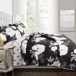 Zinnia Floral Quilt Set -Home Decor Store 810553287 11