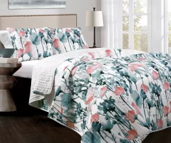 Zinnia Floral Quilt Set