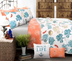 Coastal Reef Reversible Quilt Set