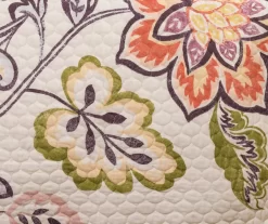 Aster Floral Reversible 3-Piece Quilt Set -Home Decor Store 810553346 2