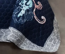 Aster Floral Reversible 3-Piece Quilt Set -Home Decor Store 810553347 31