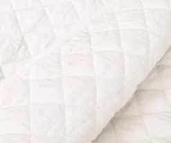 Ava Diamond-Quilted 3-Piece Quilt Set