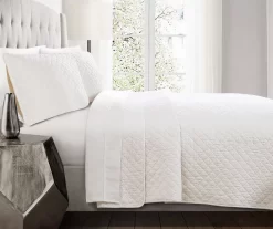Ava Diamond-Quilted 3-Piece Quilt Set -Home Decor Store 810553362 3