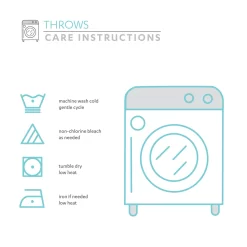 White & Blue Harbor Life Quilted Throw, (50" X 60") -Home Decor Store 810553534 41