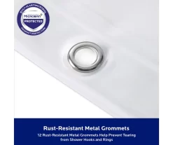 Clear Medium-Weight Microban PEVA Shower Liner -Home Decor Store 810553970 A8 5