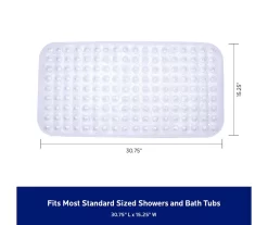 Clear Bubble Microban PVC Bath Mat -Home Decor Store 810553976 A8 4