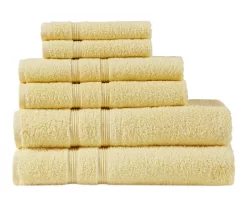 Aegan Turkish Cotton 6-Piece Towel Set