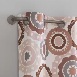 Rydell Sunset Rose Medallion Room-Darkening Grommet 4-Piece Curtain Panel Set, (84") 11 Rydell Sunset Rose Medallion Room-Darkening Grommet 4-Piece Curtain Panel Set, (84") -Home Decor Store 810559673 11