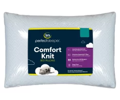 White Comfort-Knit Jumbo Pillow, 2-Pack
