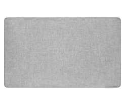 Gray Jacquard Kitchen Mat, (18" X 30")
