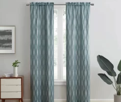 Sundown Indira Geometric Room-Darkening Curtain Panel Pair -Home Decor Store 810565613