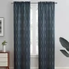Sundown Indira Geometric Room-Darkening Curtain Panel Pair