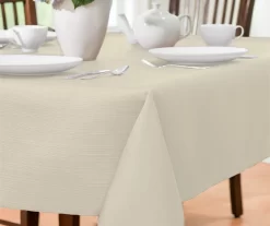 Broyhill Antique White Fabric Tablecloth -Home Decor Store 810569769