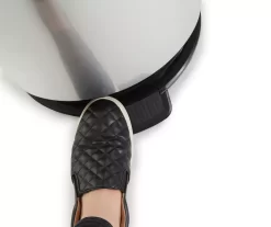 Curver Tondo Stainless Silver Step-On 12.5 Gallon Waste Can -Home Decor Store 810570320 2