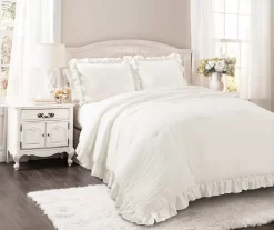 Lush Decor Reyna Ruffle-Trim 3-Piece Comforter Set -Home Decor Store 810570660 1