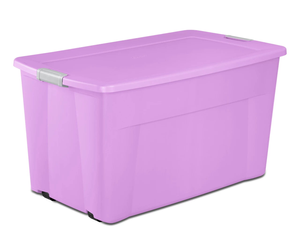 Bright Lilac 45-Gallon Latch Storage Tote Container 1 Bright Lilac 45-Gallon Latch Storage Tote Container