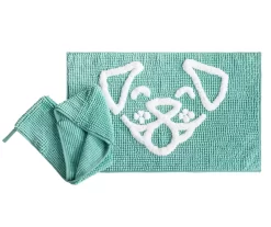 Dog Face Chenille Pet Towel & Rug Set -Home Decor Store 810571618 2