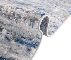 Keighley Blue & Cream Abstract Area Rug -Home Decor Store 810573866 810573867 810573868 810573869 7