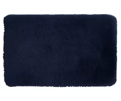 Belmont White & Navy Stripe & Faux Fur 14-Piece Bath Set -Home Decor Store 810575052 3