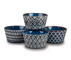 Blue Mirabelle 4-Piece Ramekin Set -Home Decor Store 810580030 2