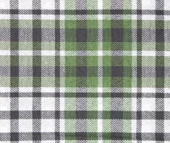Cuisinart Oil Green & Black Plaid Fabric Tablecloth -Home Decor Store 810580572 810580573 1