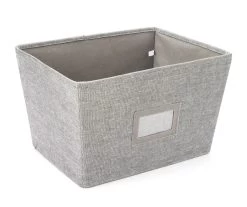 Charcoal Storage Bin With Label, (13")