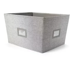 Charcoal Storage Bin With Label, (17")