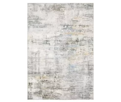 Mykola Beige & Gray Abstract Area Rug, (5' X 7')