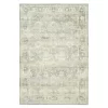 Savyille Green & Ivory Floral Medallion Area Rug