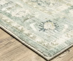 Savyille Green & Ivory Floral Medallion Area Rug 16 Savyille Green & Ivory Floral Medallion Area Rug -Home Decor Store 810584589 2