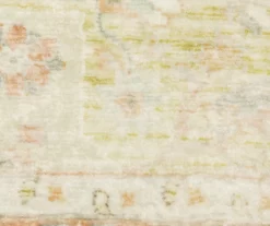 Savage Orange & Blue Floral Medallion Area Rug, (2' X 8') -Home Decor Store 810584607 4