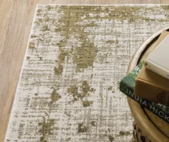 Veejay Blue & Ivory Abstract Area Rug -Home Decor Store 810584623 3