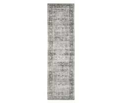 Cherish Charcoal Floral Area Rug, (2' X 8')