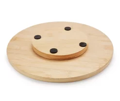 "Coffee House" White & Black Lazy Susan, (12") -Home Decor Store 810585434 A8 3