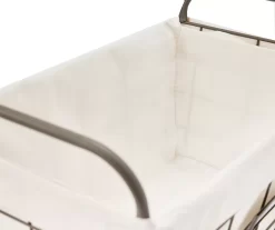 Foundry Black & Beige Metal Small Storage Basket -Home Decor Store 810586893 810586892 810586894 A8 3