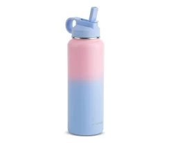 Hydragear Cotton Candy Ombre Timber Stainless Steel Bottle, 40 Oz. -Home Decor Store 810586962 2 1