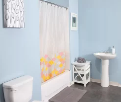 Gray, Yellow & Pink Ashley Arabesque PEVA Shower Liner -Home Decor Store 810587902 4