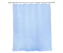 Blue Medium-Weight PEVA Shower Liner