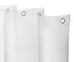 Clear Heavyweight Extra-Long PEVA Shower Liner