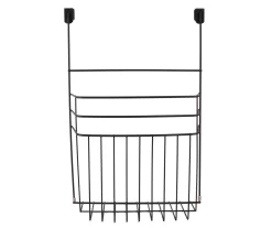 Black Cabinet Waste Basket Caddy