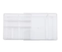 Kenney Storage Made Simple Clear 8-Compartment Expandable Organizer Tray -Home Decor Store 810587921 4