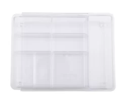 Kenney Storage Made Simple Clear 8-Compartment Expandable Organizer Tray -Home Decor Store 810587922 2